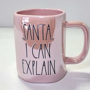 Rae Dunn Santa I Can Explain Mug 2022